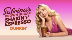 Sabrina Carpenter's collaboration with Dunkin
